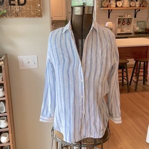 NWT Rails XS striped button down shirt.